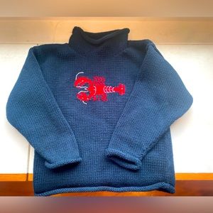 Chatham Clothing Bar Embroidered Lobster Roll Neck Sweater (6)